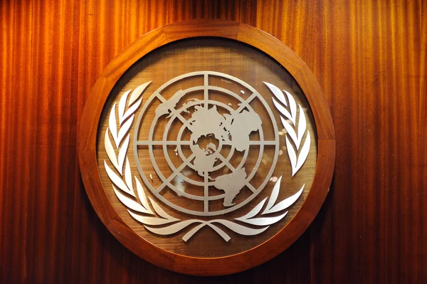 Логотип ООН — стоковое фото