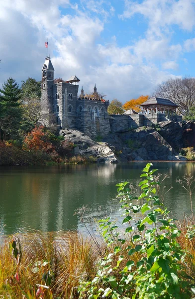 Замок Бельведер в Центральном парке Нью-Йорка — стоковое фото