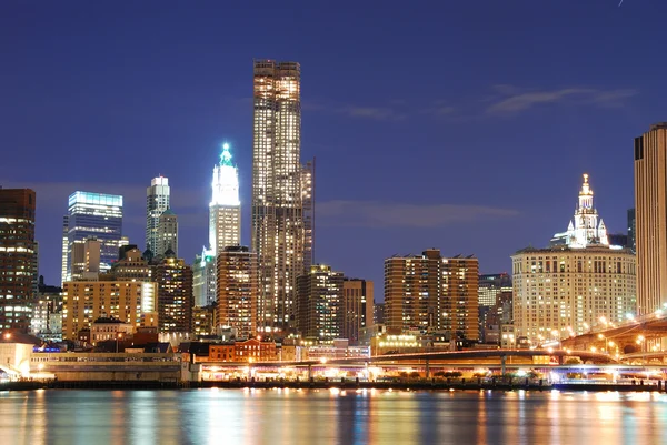 Modern new york şehir manzarası — Stok fotoğraf