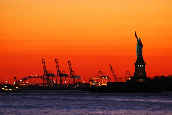 New York Statua della Libertà di Manhattan — Foto Stock