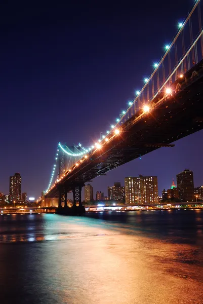 New Yorku manhattan most — Stock fotografie