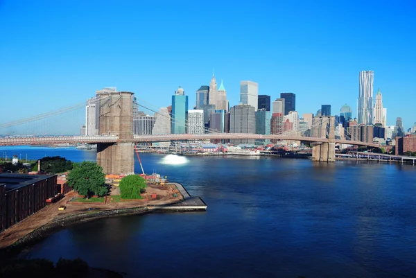 Ciudad de Nueva York Manhattan skyline — Foto de Stock