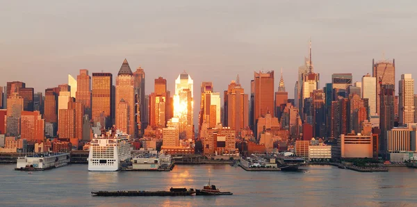 New York City Skyline panoráma — Stock Fotó