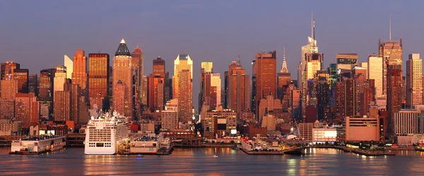 Nowym Jorku czasy kwadrat panoramę — Zdjęcie stockowe