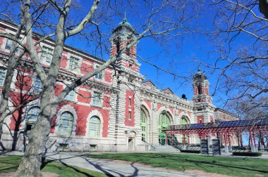 New York City Ellis Island Great Hall clipart