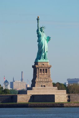 Statue of Liberty closeup, New York City clipart