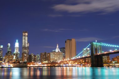 New York City Manhattan skyline clipart