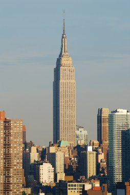 Empire State building closeup, Manhattan, New York City clipart