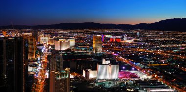 Las Vegas panorama clipart