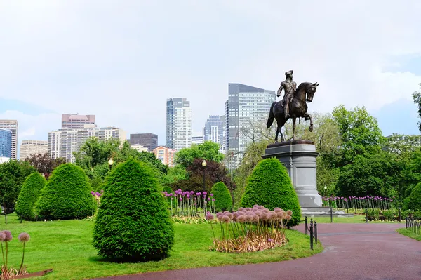 Boston Common park garden — Stock Photo, Image