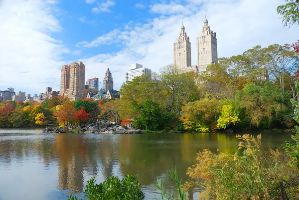New york city central parku na podzim — Stock fotografie