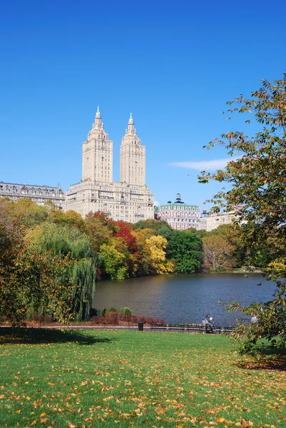 Parque Central de la Ciudad de Nueva York en otoño — Foto de Stock