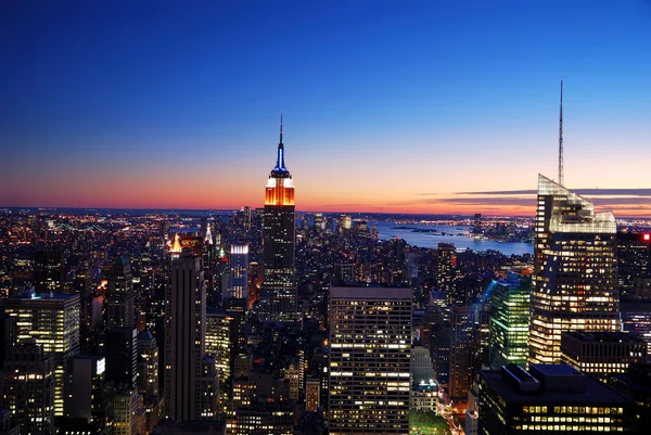 Nowym Jorku manhattan wieżowca empire state building — Zdjęcie stockowe