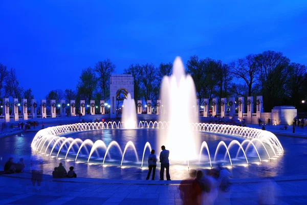 Memoriale della seconda guerra mondiale Washington DC — Foto Stock