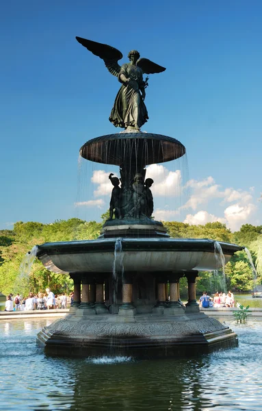Manhattan Central Park Angel de las Aguas —  Fotos de Stock