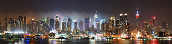 Manhattan New York City panorama