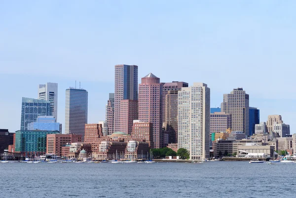 Boston centrum panoramę — Zdjęcie stockowe