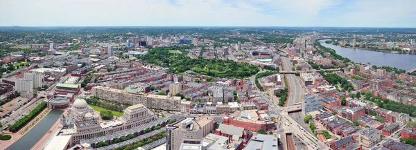 Boston hava panorama — Stok fotoğraf