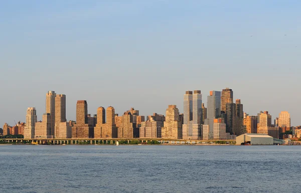 Πόλη της Νέας Υόρκης midtown manhattan skyline Πανόραμα — Φωτογραφία Αρχείου