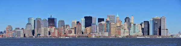 New York City Manhattan downtown panorama — Stock Photo, Image