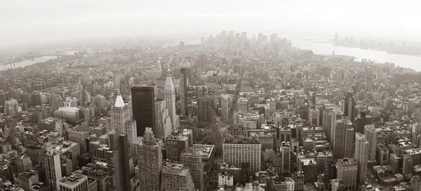 New York City Manhattan skyline aerial view panorama — Stock Photo, Image