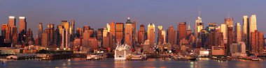 New York City Manhattan skyline clipart