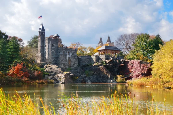 Центральный парк Нью-Йорка Замок Белвез — стоковое фото
