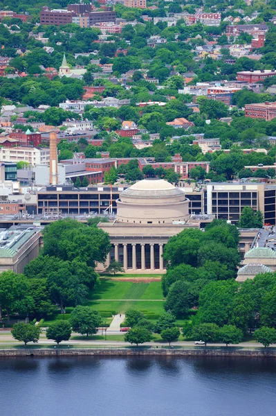MIT campus luchtfoto — Stockfoto