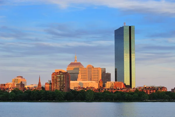 Boston urban city skyline — Stockfoto