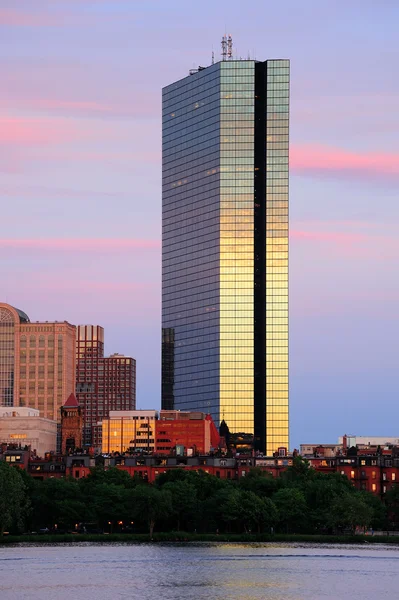 Panoramę miasta miejski Boston — Zdjęcie stockowe