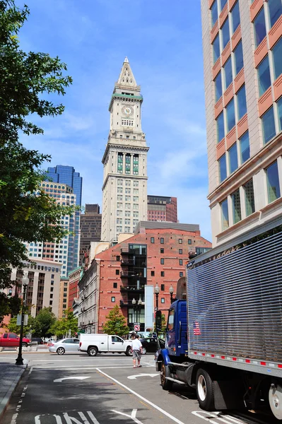 Boston street view — Stockfoto