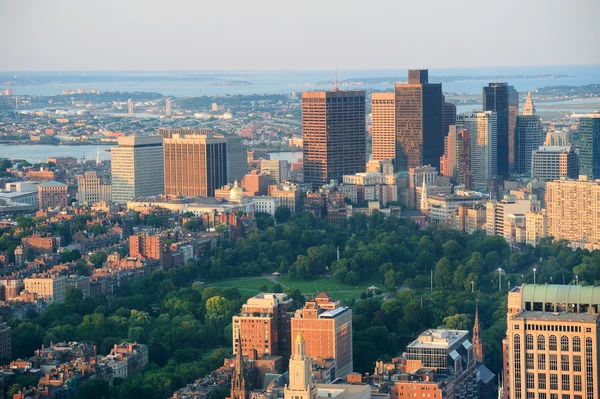 Boston vista aérea — Fotografia de Stock