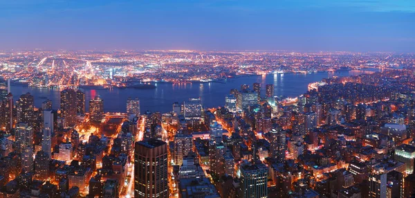 Panorama city new york — Stockfoto