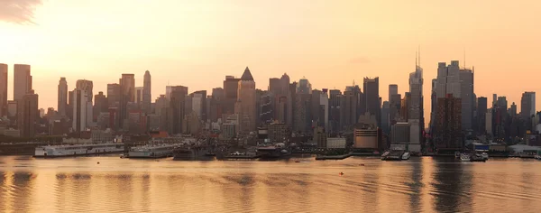 Panorama do horizonte de Urban City, Nova Iorque — Fotografia de Stock