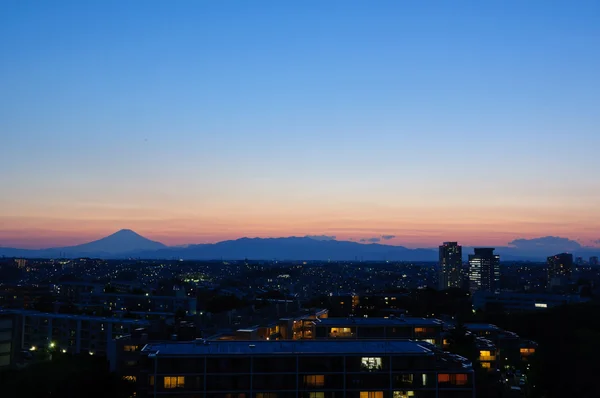 stock image Mt.Fuji at dusk