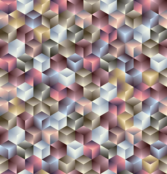 3d cubes modèle sans couture 2 . — Image vectorielle