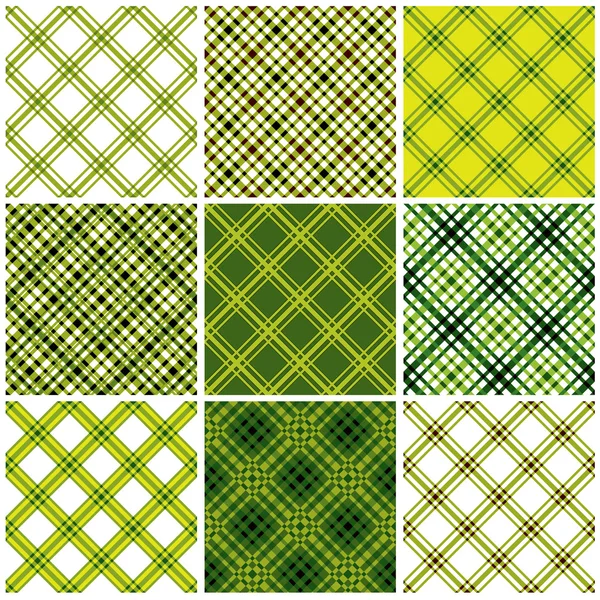 Klassiska textilset för seamless mönster. — Stock vektor