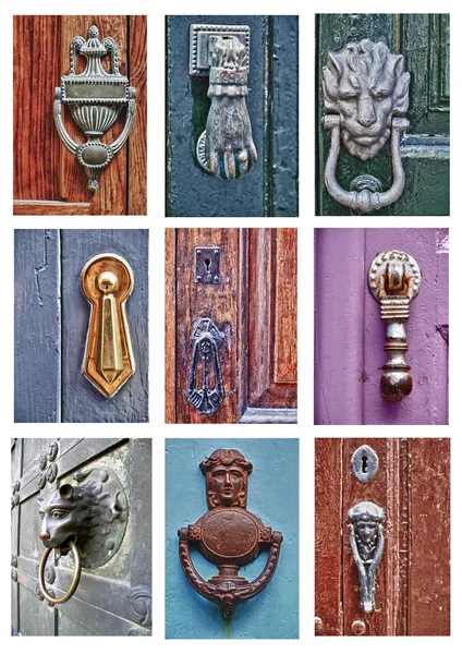 Stock image Different door knockers