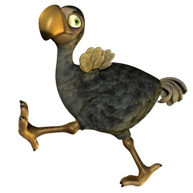 Dodo extinct flightless bird clipart