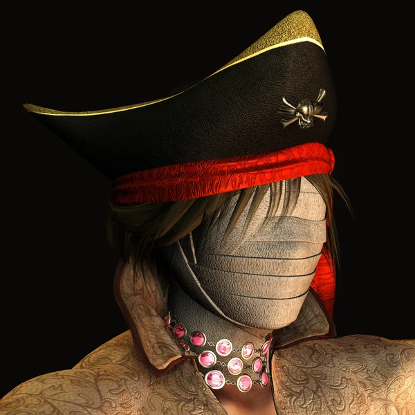 Пират-мумия — стоковое фото