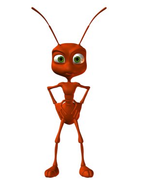 Little red ant clipart