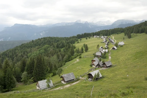 Traditional Alpine village — Stock Photo, Image