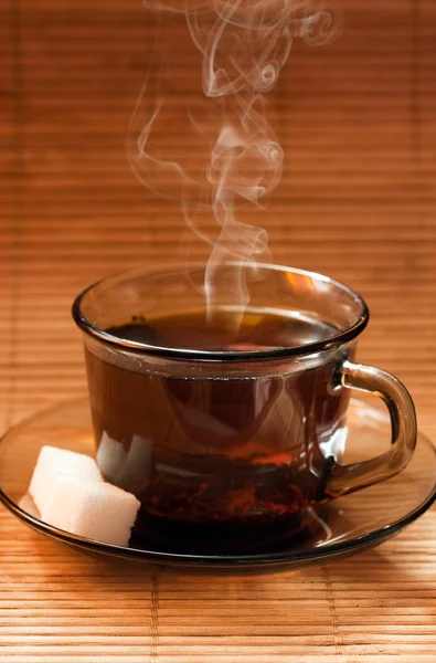 Foto Tassen Tee mit Zucker — Stockfoto