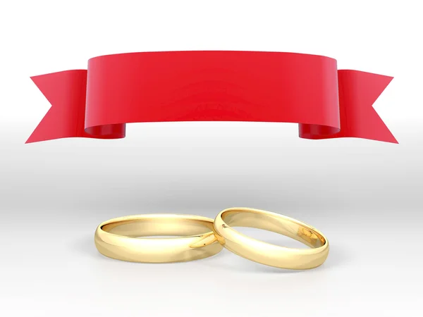 Imagem de anéis de casamento — Fotografia de Stock