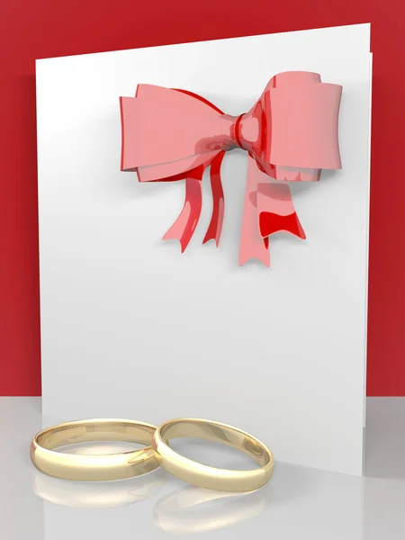Imagem de anéis de casamento — Fotografia de Stock