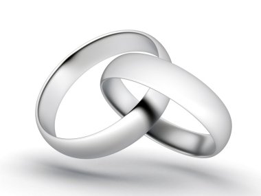 Picture of wedding rings clipart