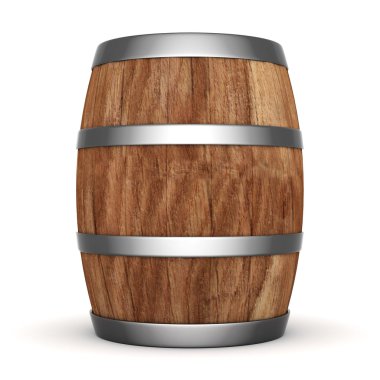 Wood barrel clipart