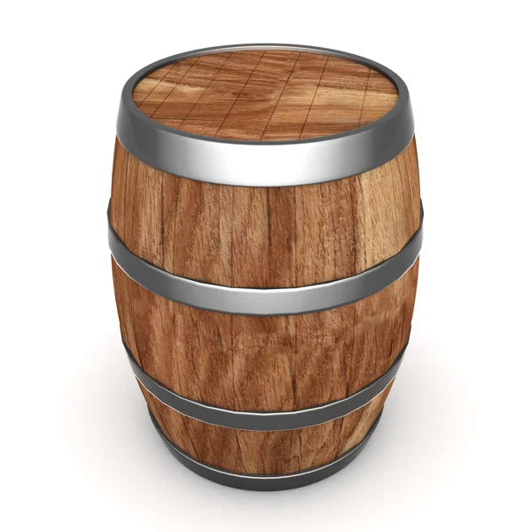 Wood barrel — Stock Photo, Image