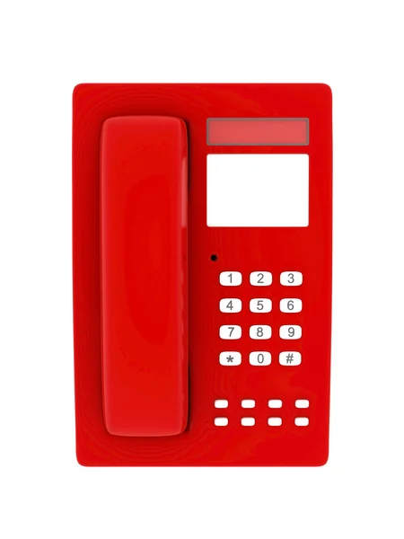 Teléfono rojo —  Fotos de Stock