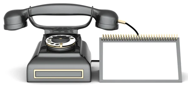 Vecchio telefono — Foto Stock